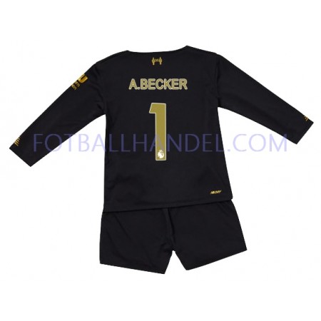 Barn Fotballdrakter Keeper Liverpool Alisson Becker 1 Hjemme 2019-20 Langermet